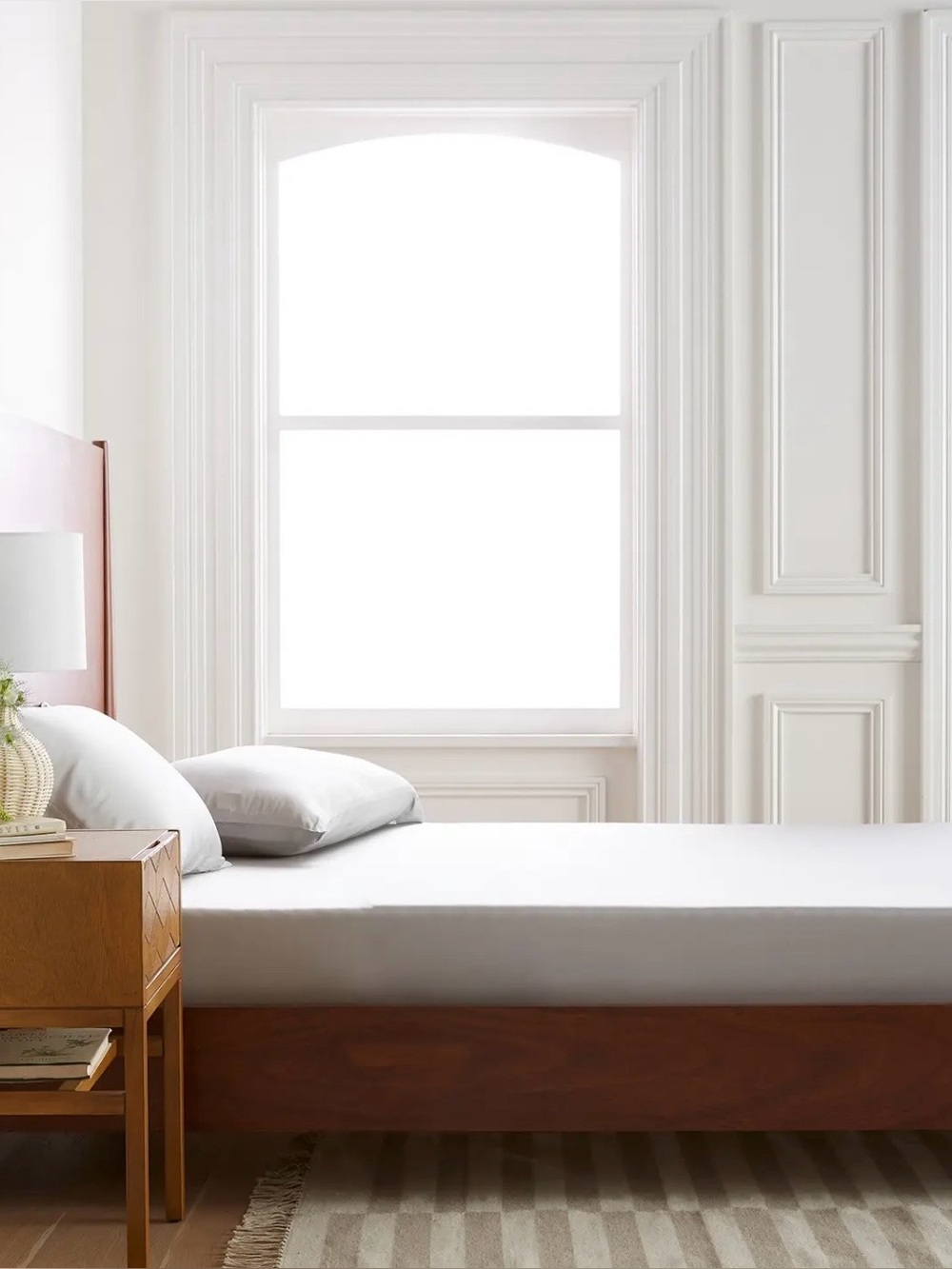NEW Quince Bamboo Fitted Sheet, King (Gray)